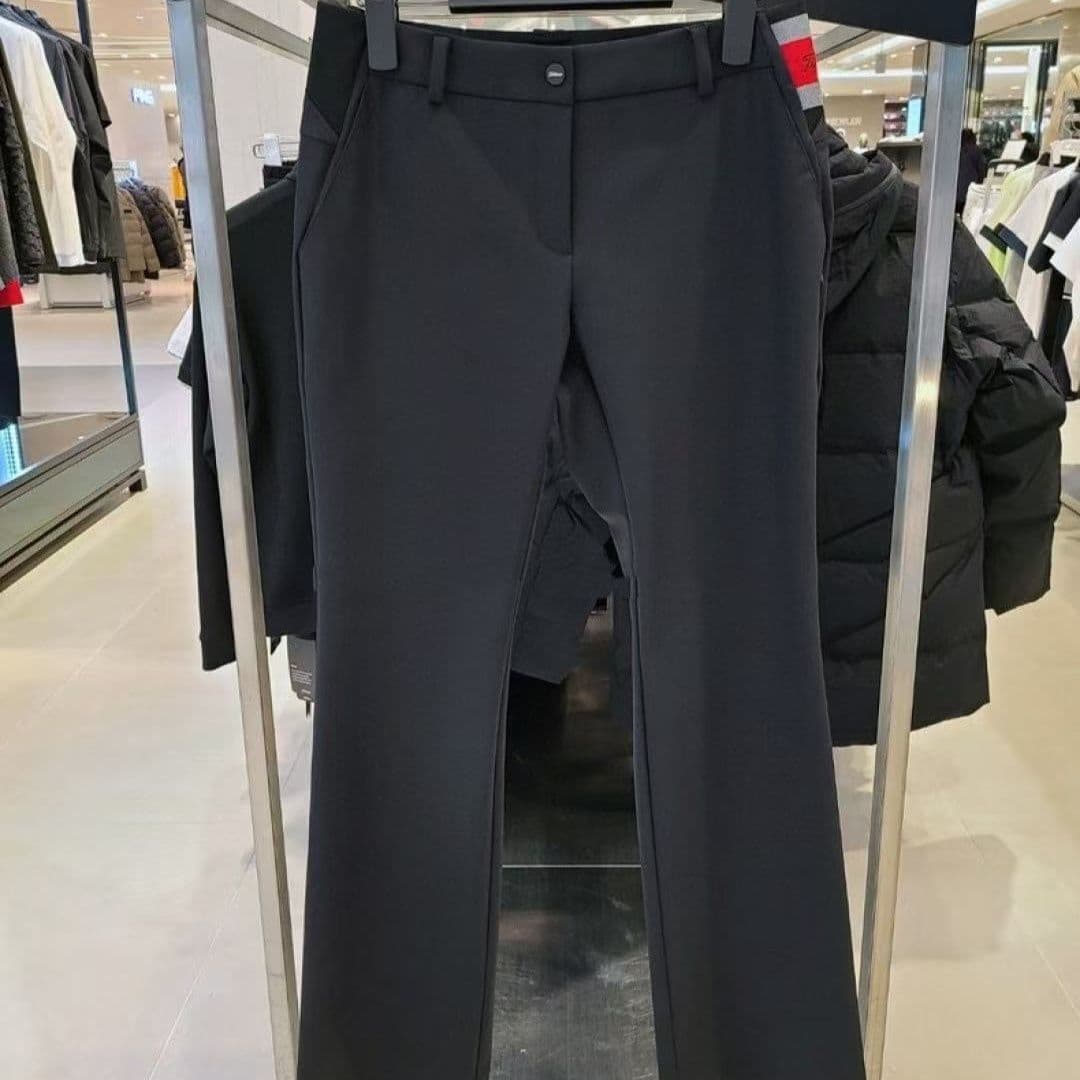 ゴルフパンツ 美脚シルエット センタープレス ストレートゴルフパンツ