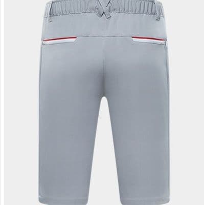 ゴルフパンツ 斜めジップポケット付きゴルフショートパンツ