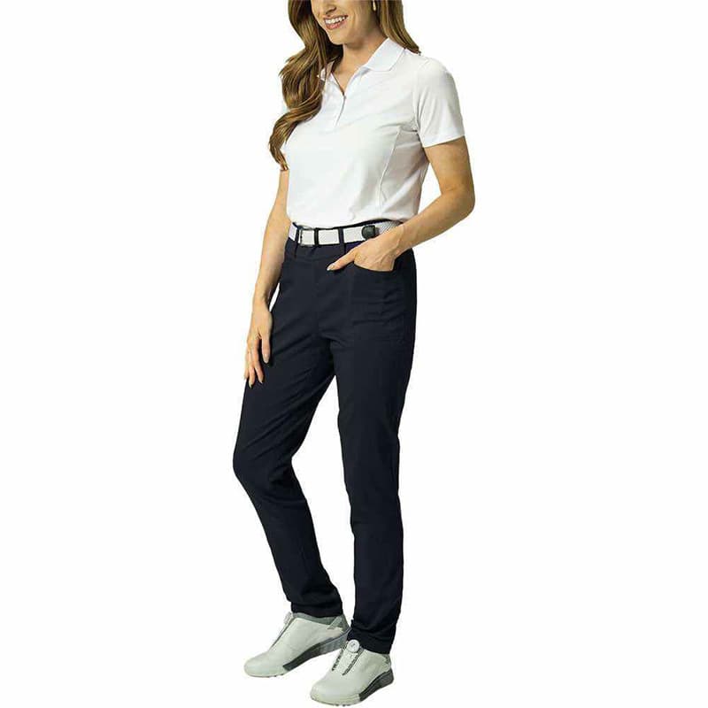 ゴルフパンツ 美脚シルエット細身ストレートゴルフパンツ