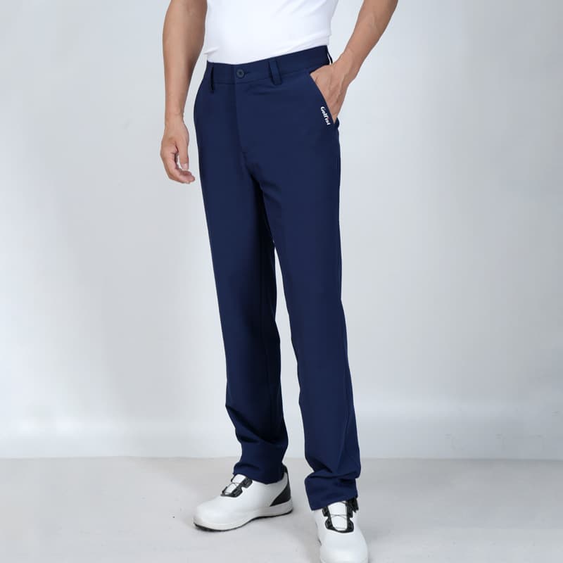 ゴルフパンツ ストレートシルエット軽量ストレッチゴルフパンツ