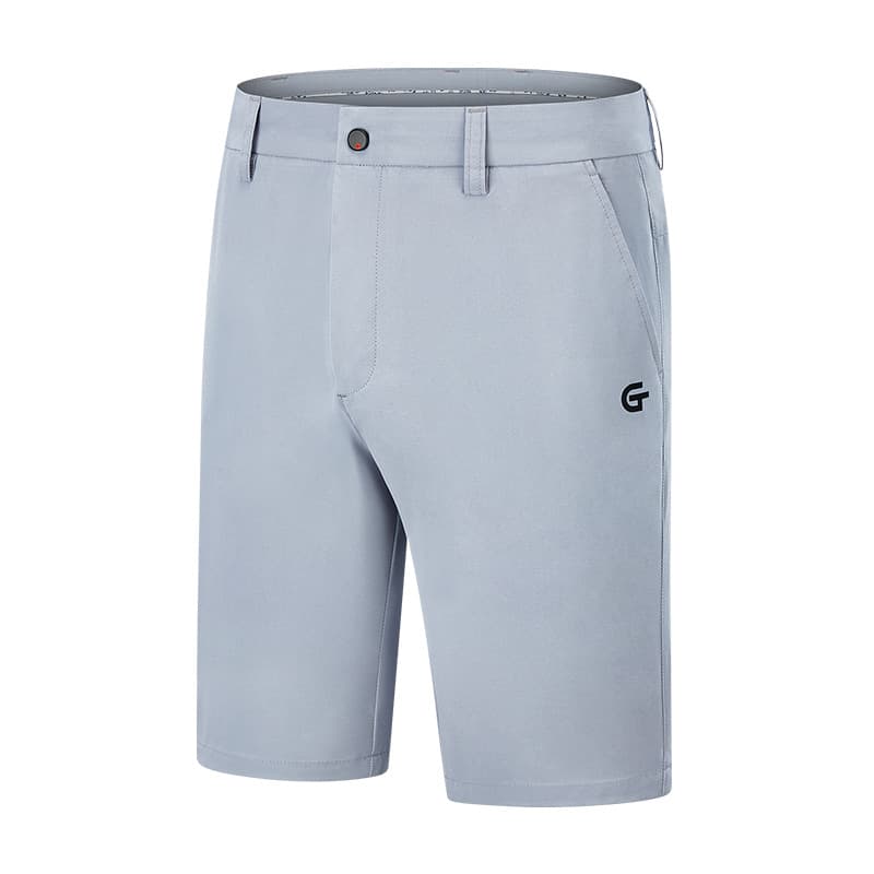 ゴルフパンツ スポーティーロゴ入りゴルフショートパンツ