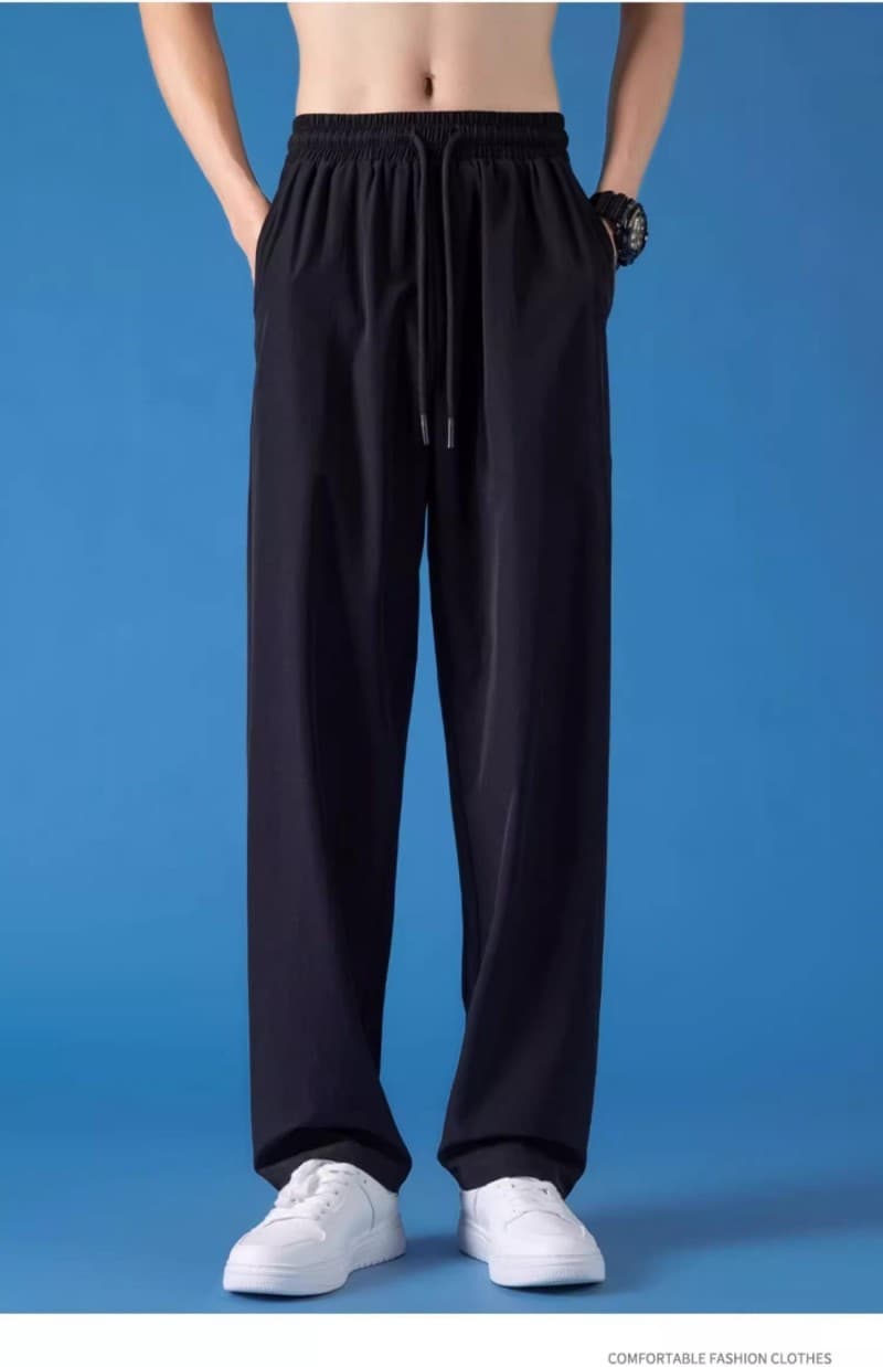 ゴルフパンツ 接触冷感ワイドシルエットゴルフパンツ