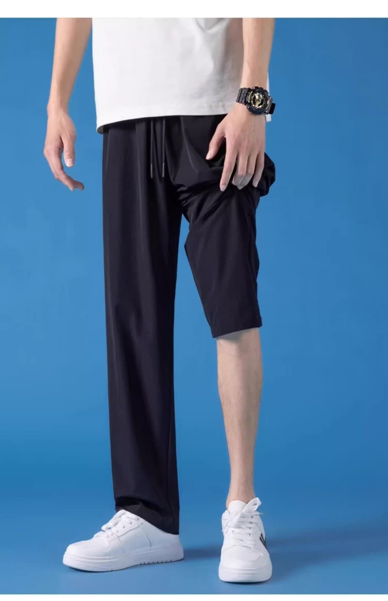 ゴルフパンツ 接触冷感ワイドシルエットゴルフパンツ