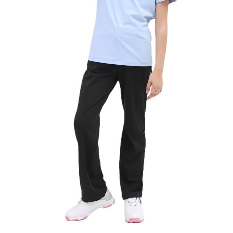 ゴルフパンツ レディースストレートシルエット快適ゴルフパンツ