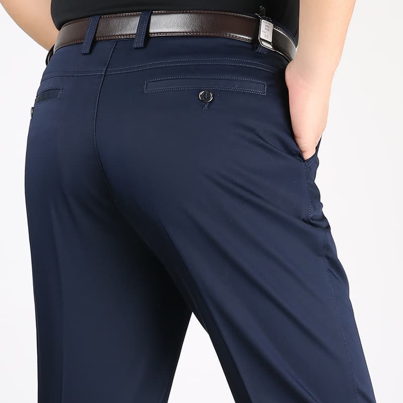 ゴルフパンツ センタープレス美脚ゴルフスラックス