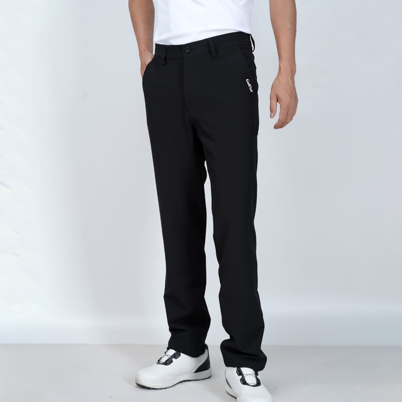 ゴルフパンツ ストレートシルエット軽量ストレッチゴルフパンツ