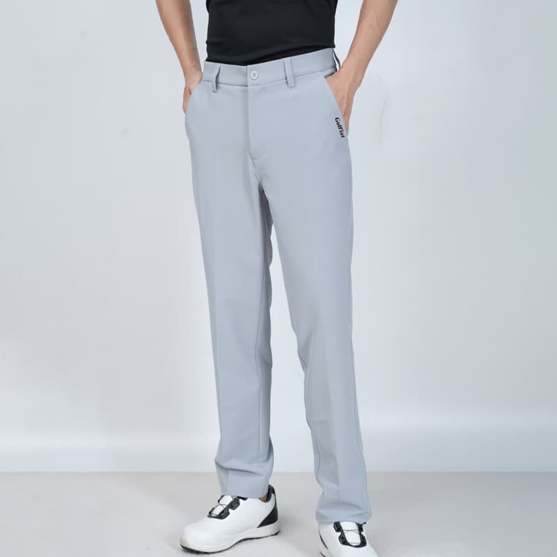 ゴルフパンツ ストレートシルエット軽量ストレッチゴルフパンツ